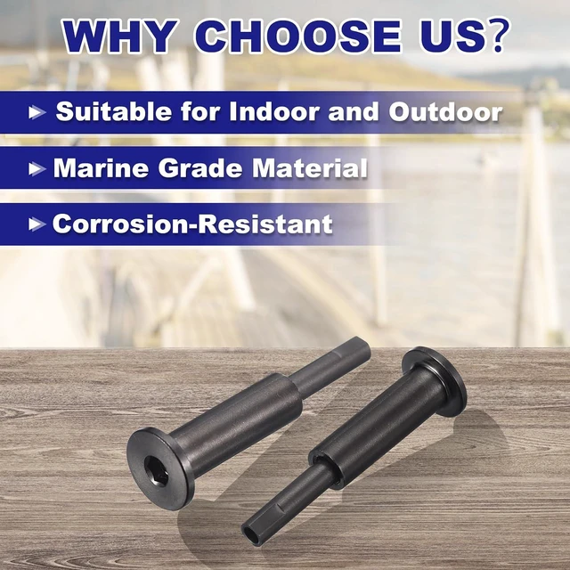 Alt view image 2 of 6 - 20 Pack Black Invisible Cable Railing Kit, T316 Stainless Steel 1/8" Swage Tensioner, Terminal Hidden for 2"x2" Wood/Metal Deck Post, Cable Railing