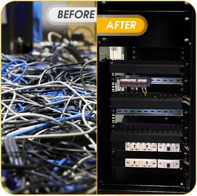 Alt view image 5 of 5 - Cable Raceway, 95" Open Slot Cable Management Kit 4PCS 23.6" X 1.97" X 2.4"