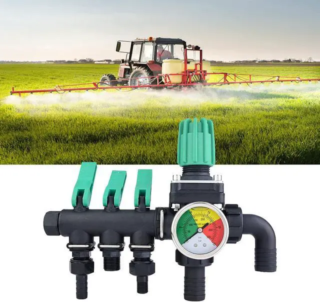 Alt view image 4 of 7 - 3 Way Water Splitter, ABS Plastic Agricultural Sprayer Control Shut Off Valve, Fimco Sprayer Parts, Rustproof Garden Hose Connector for Farm Irrigation, Lawn & Garden Spraying