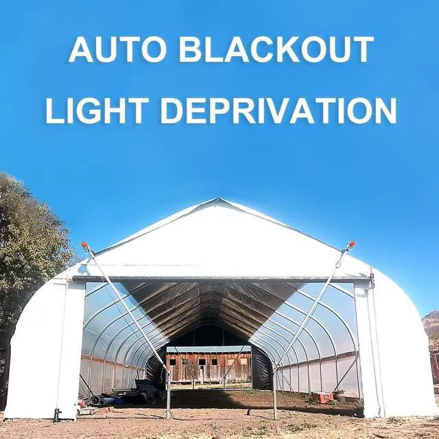 Alt view image 2 of 7 - 100W Greenhouse Film Roll Up Motor with Limit Switch, Waterproof Electric Greenhouse Film Curtain Roller Frame Shed DC 24V 2.8RPM for Greenhouse Ventilation, Automatic Venting