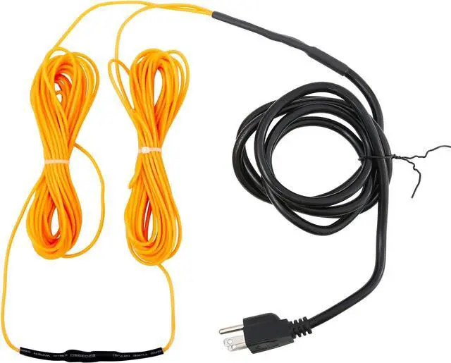 Main image of Soil Heating Cable 49 Ft Electric Soil Warming Cable Greenhouse Plant Soil Heater Cable Keep Soil Warm for Soil, Garden, Cold Frame