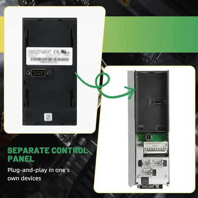 Alt view image 5 of 6 - 130B1107 Drive Graphical Local Control Panel Compatible with Danfoss VLT Automation Drive FC302 FC301 Inverter LCD Operation Panel, LCP102 Display Panel, Variable Frequency Drives
