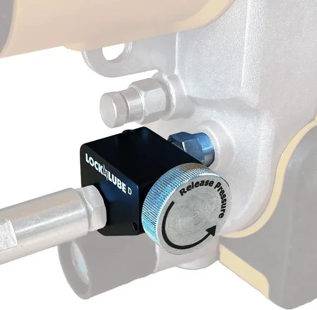 Main image of Pressure Return Valve for Use with Cordless Grease Guns. No More Pressure Locks! Returns Grease to The Tube. Releases Hose backpressure.