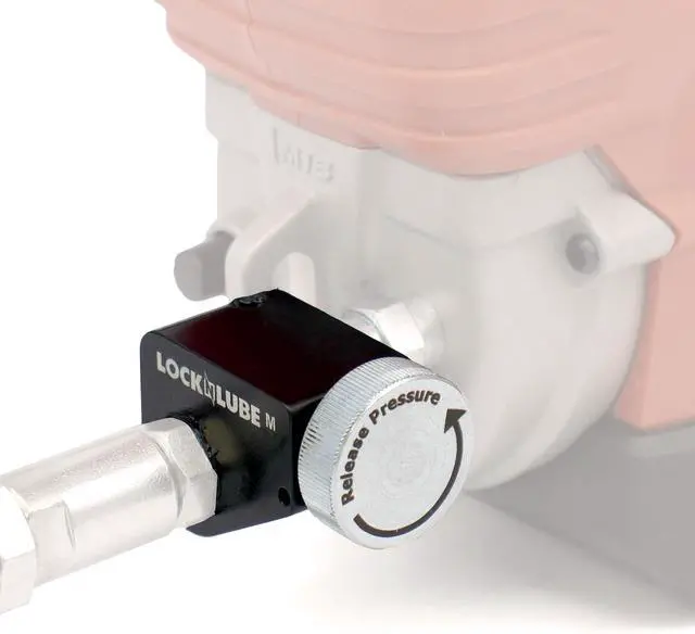 Main image of Pressure Return Valve for Use with Cordless Grease Guns. No More Pressure Locks! Returns Grease to The Tube. Releases Hose backpressure.