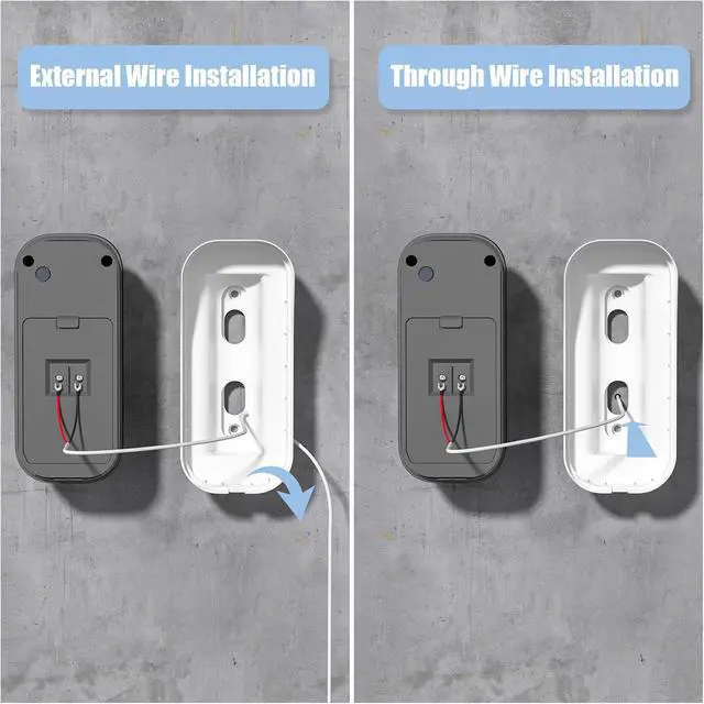 Alt view image 4 of 7 - 30FT/9M Power Adapter Kit for myQ Smart Garage Video Keypad,Weatherproof Charging Cable and Adjustable Swivel Mount,Continuous Charging Your myQ Video Keypad