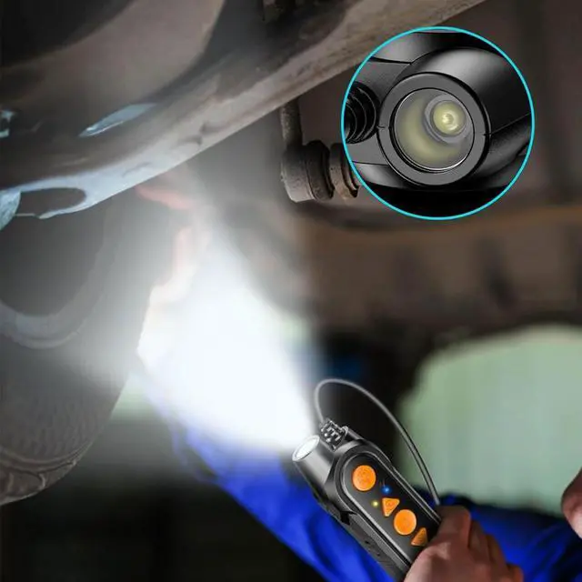 Alt view image 7 of 7 - Dual Lens Endoscope with Light, 5.0mm Slim Snake Inspection Camera | 1080P HD Borescope for Android & iOS Tablet, IP67 Waterproof, 5FT Cable, Photo & Video, for Engine Wall Vents Automotive Tool