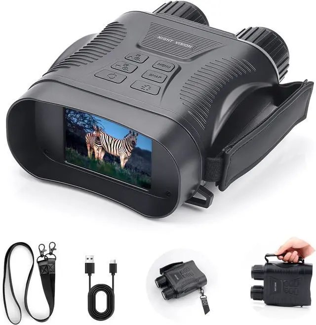 Main image of Night Vision Goggles 4K Night Vision Binoculars Adults, Gifts for Men Him Husband Dad 2000mAh Fast Charging Battery,2.8'' HD Screen,2700FT Viewing Range for Camping Hunting & Security