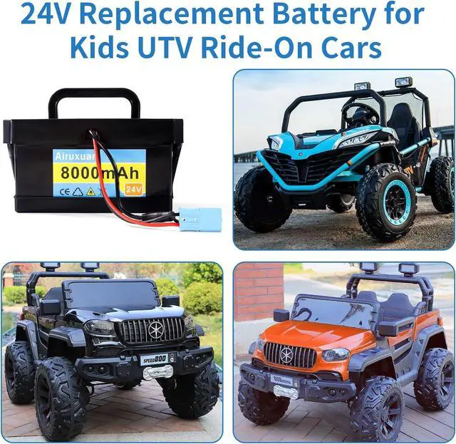 Alt view image 7 of 7 - 24V 8Ah Lithium Battery for Kids Ride-On Cars & Power Wheels, 25A BMS, 2A Charger,Compatible with Dynacraft Realtree 24V UTVs