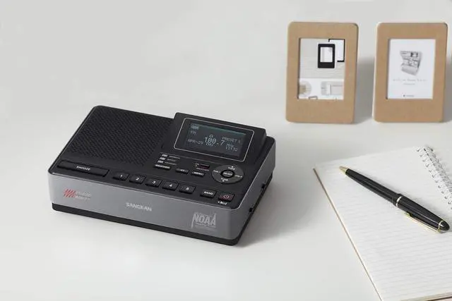 Alt view image 5 of 6 - CL-100 NOAA, S.A.M.E and Public Alert Certified Weather Alert Table-Top Radio with AM/FM-RBDS, and EEPROM Back Up for Preset Stations