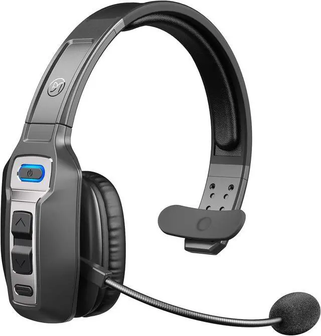 Main image of Trucker Bluetooth Headset with AI Noise Cancellation Microphone, Trucker Headset with 65Hrs Talk Time & Mute Button, Multipoint Connection, Bluetooth Headsets Fit for Truck Drivers/Cell Phones
