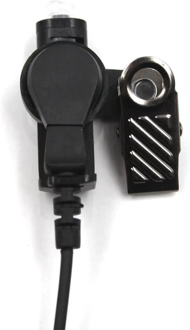 Alt view image 3 of 6 - 10-Pack 3.5mm Listen Only Acoustic Tube Earpiece Fits Motorola Kenwood | Headset Audio Jack Fits Icom Speaker Mic KMC-45 PMMN4013A Concealed Clear Monitoring Radio Accessories