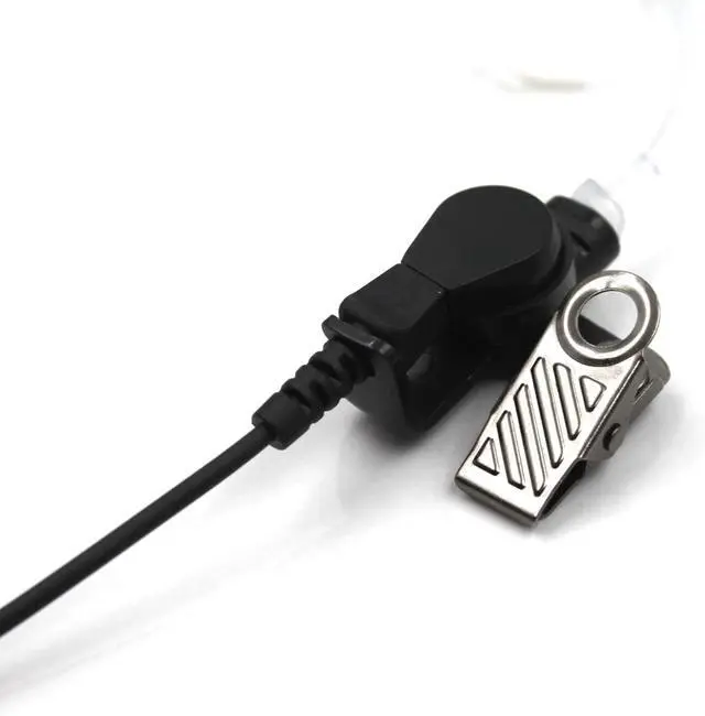 Alt view image 5 of 6 - 10-Pack 3.5mm Listen Only Acoustic Tube Earpiece Fits Motorola Kenwood | Headset Audio Jack Fits Icom Speaker Mic KMC-45 PMMN4013A Concealed Clear Monitoring Radio Accessories