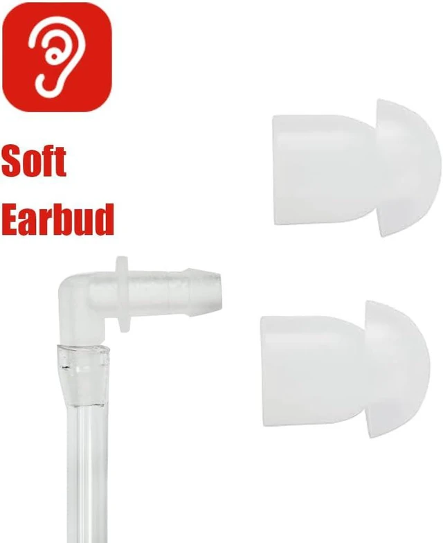 Alt view image 5 of 7 - 5-Pack Covert 2-Pin Air Tube Surveillance Earpiece with Mic PTT Fits Pxton PX-888S, Baofeng UV-5R, BF888S, Retevis H777, RT21