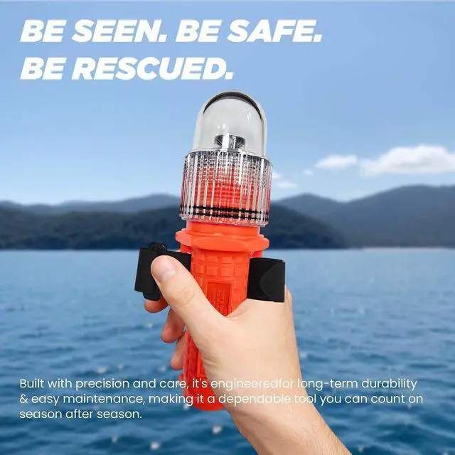 Alt view image 3 of 7 - SOSeFLARE 5 NO MORE FLARES, Electronic Boat Distress Flare, Waterproof LED | USCG & SOLAS Compliant Marine Safety Signal, Nighttime only SOS flare replacement for Boats.