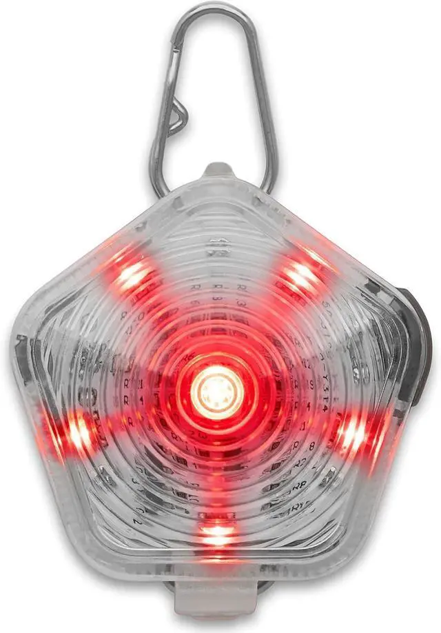 Main image of , Beacon Safety Light for Dogs, Rechargeable, Clear Lake | Durable & Waterproof, High Performance Safety Light Visible in Low-Light Conditions or Inclement Weather, 3 LED Color Options