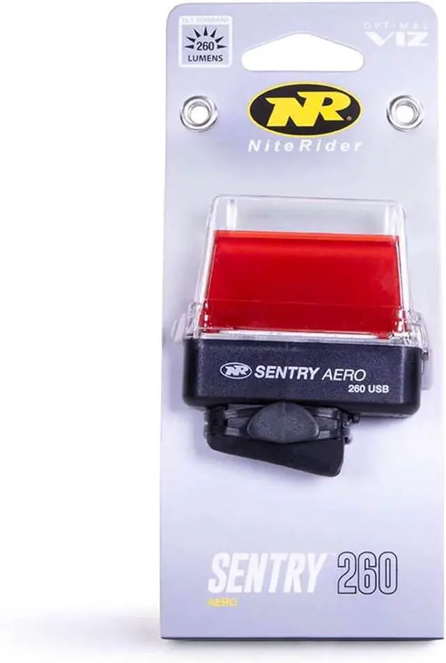 Alt view image 7 of 7 - Sentry Aero 260 Cycling Bike Taillight Bright USB Rechargeable for Standard and Aero Seatposts