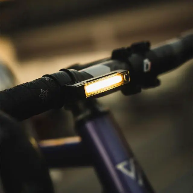 Alt view image 2 of 6 - Knog Plus Twinpack USB Rechargeable Front & Rear Bike Light Black | USB rechargeable front and rear light set with 450 m visibility, IP66 waterproof and versatile mounting