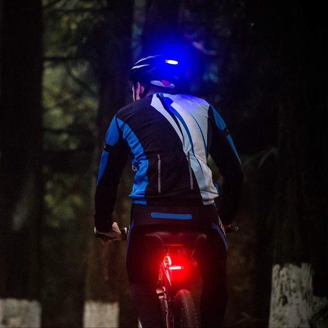 Alt view image 6 of 7 - 2-Pack Bike Tail Light USB Rechargeable Ultra-Bright LED Rear Light, Waterproof, Red/Green/Blue 7 Modes for Any Road or Mountain Bike