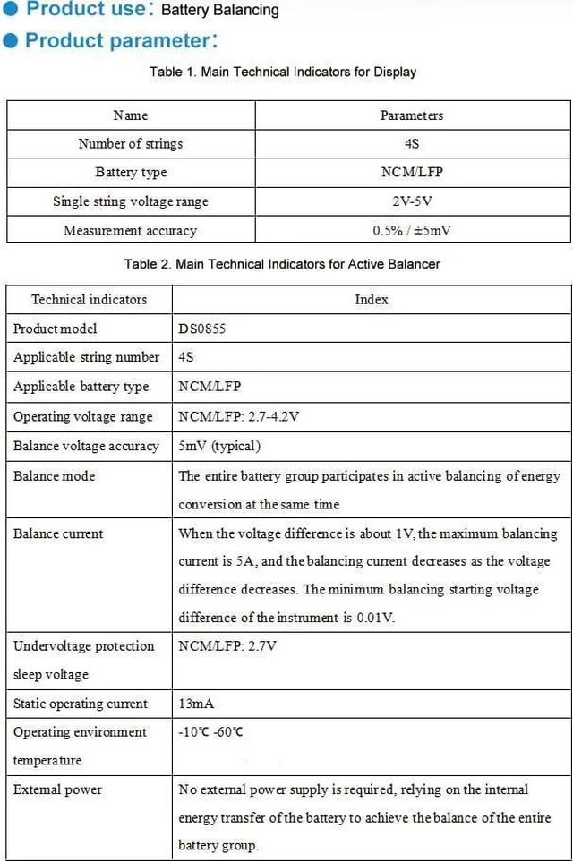 Alt view image 5 of 7 - 6S 7S 8S 5A Active Equalizer Balancer 8S Equalizer with Voltage Display Lifepo4 Li-ion Lithium Lipo/Titanate LTO Energy Transfer Board Whole Group Capacitor Balancer PCB