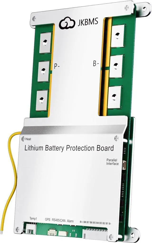 Main image of Smart BMS 4S-8S 12V-24V 300A 2A Active Balance Build-in Bluetooth with Heat CAN RS485 PCB Battery Protection Board for LiFePO4 Li-ion LTO Battery Pack (JK-B2A8S30P-HC)