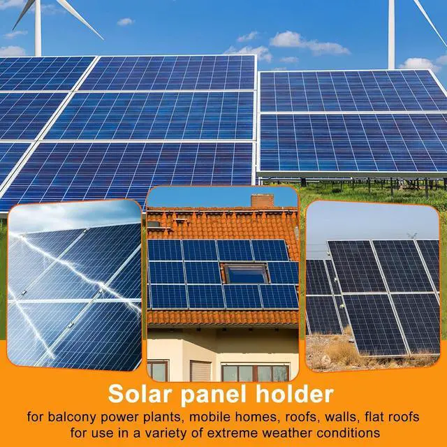 Alt view image 6 of 6 - Solar Panel Mount, Aluminum Alloy Adjustable Solar Panel Tilt Mount Brackets, Black Baking Paint Anti-Corrosion Solar Panel Stand Suitable for 50W 70W 100W 150W 200W 300W 400W