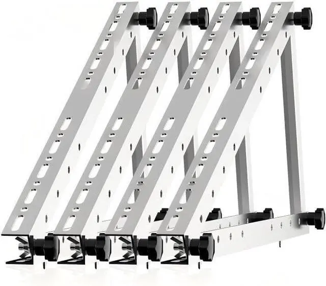 Main image of Solar Panel Mount Brackets, 2 Sets 22 inch Adjustable with Foldable Tilt Legs, Freestanding or Wall Mountable, for Compact Solar Panels