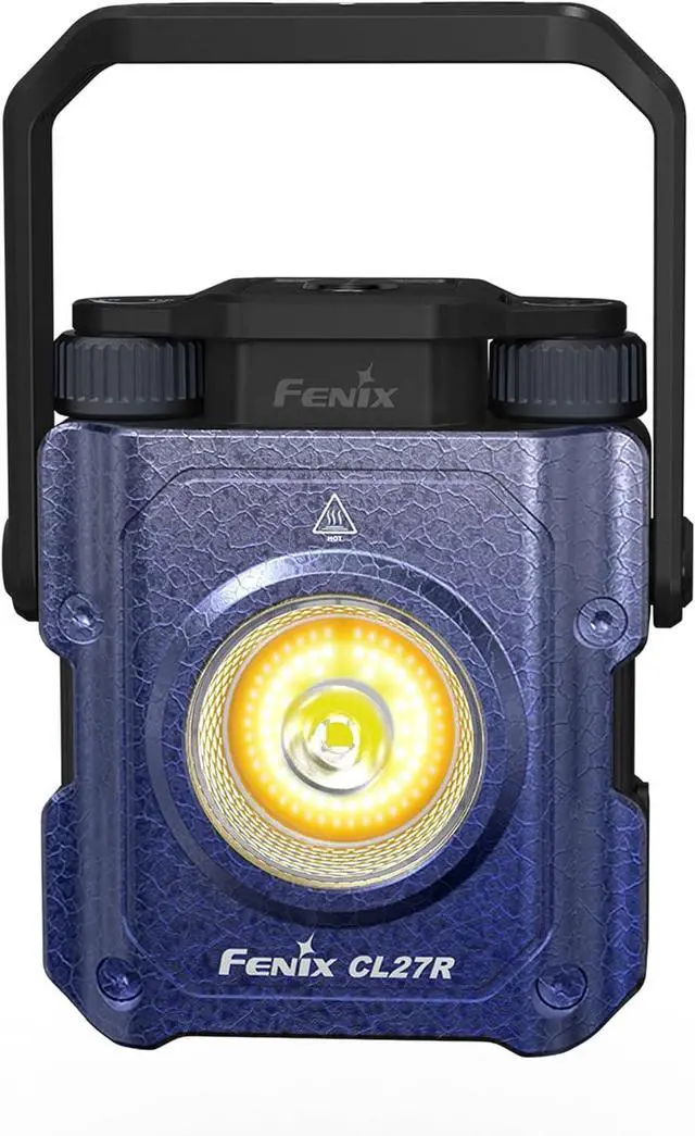 Alt view image 2 of 7 - CL27R Camping Lantern Flashlight, 1600 lumens USB-C Rechargeable Waterproof Portable with White and Red LEDs and Lumentac Organizer for Hurricane Power Outage Emergency and Job Sites (Blue)