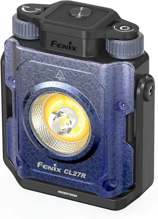 Alt view image 3 of 7 - CL27R Camping Lantern Flashlight, 1600 lumens USB-C Rechargeable Waterproof Portable with White and Red LEDs and Lumentac Organizer for Hurricane Power Outage Emergency and Job Sites (Blue)