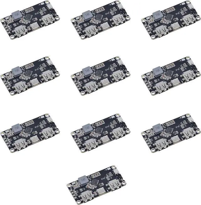 Main image of 10-Pack IP5328P Dual USB Fast Charging Module, 18W | Boosts 3.7V to 5V, 9V, 12V, for phone and power bank fast charging, supports QC3.0, FCP, AFC