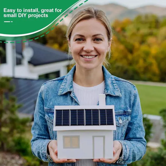 Alt view image 5 of 7 - 40 Pcs Mini Solar Panels 3V 120MA Small Polycrystalline Solar Cells Bulk DIY System Kits Epoxy Panel Module Photovoltaic Cells Charger 60 x 55 mm for Light Flashlight Charger