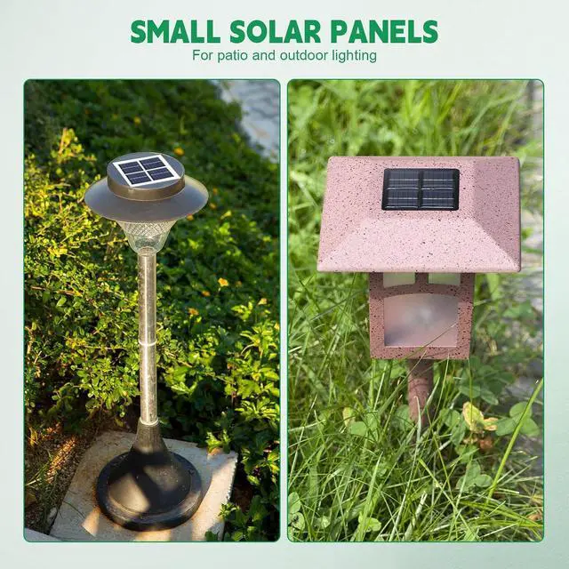 Alt view image 7 of 7 - 40 Pcs Mini Solar Panels 3V 120MA Small Polycrystalline Solar Cells Bulk DIY System Kits Epoxy Panel Module Photovoltaic Cells Charger 60 x 55 mm for Light Flashlight Charger