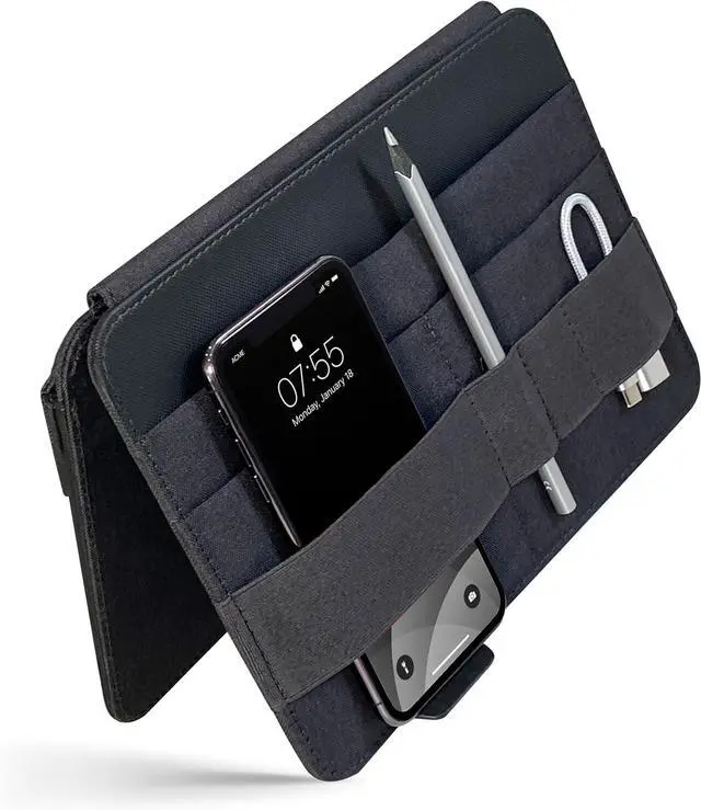 Main image of FOLD PRO Portable Tech Organizer Attachable Device Pouch & Desk Sleeve | Gadget Case for Office and Home | Work-from-Home Essentials | Flexible Backpack Insert | Fits 13"-15"