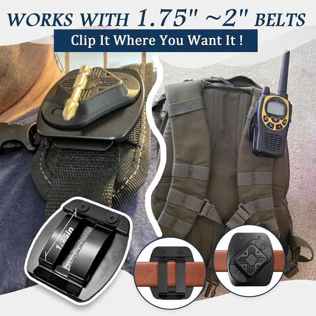Alt view image 5 of 7 - Magnetic Tool Holder, Full Metal Magnetic Belt Clip Holster for Screws, Nails, Hammer, Pliers, Spanner, Sockets, and Any Magnet Hardware, Great for Electricians, Plumbers, Carpenters, Gift for Men/Dad