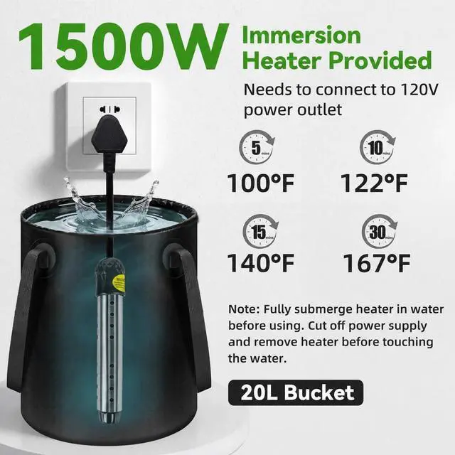 Alt view image 3 of 7 - New Gen Portable Camping Shower, Long-Lasting 6000mAh Rechargeable Camp Shower with Shower Head & Sprayer,Upgraded Pressure,5 Spray Modes,IPX8 Waterproof Outdoor Camp Pump for Hiking, Travel, Car, Pet