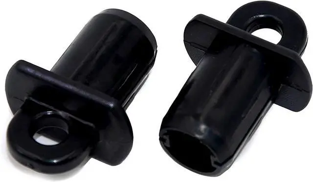 Alt view image 5 of 7 - Sunshade Replacement Accessories, Bungee End Cap Kit Black 5 Sets | Suitable for Coolaroo External Roller Blinds, coolaroo replacement parts,coolaroo bungee tie down