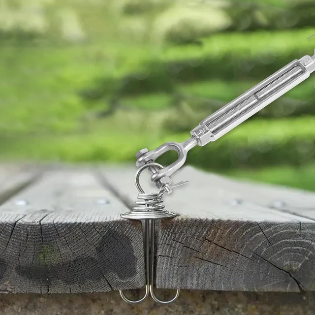 Alt view image 7 of 7 - 2Pack Heavy Duty Turnbuckle 1/2*6 Inch,2200 lbs Working Load Limit, Weather Resistant,Hot Dipped Galvanized Steel Jaw and Jaw Turnbuckle for Tractor, Wire Rope Tension, Sun Shade Tent, Treehouse, Deck
