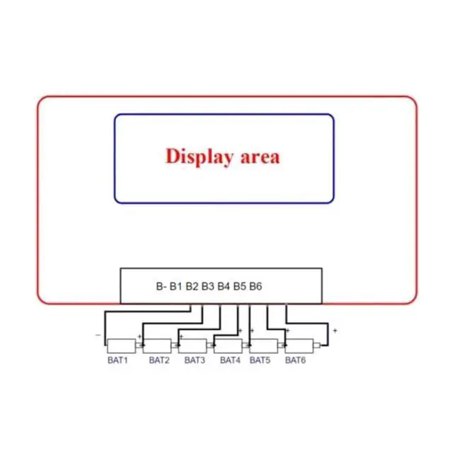 Alt view image 7 of 7 - 6S 5A Active Balancer with Voltage Display Lifepo4 Equalizer Lipo/LTO/Lithium Titanate Battery Voltage Tester (6S LTO)