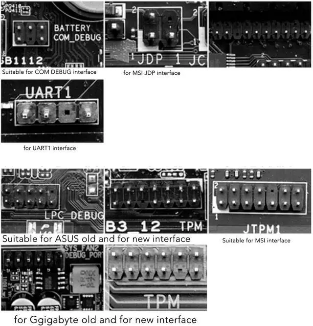 Alt view image 4 of 7 - Motherboard Test Card Kit Post Test Analyzer for Laptop and PC Motherboard Diagnostic Adapter Card