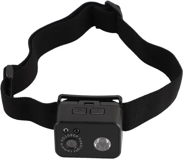 Main image of Action Camera Head Mount, 1080P 2.0M CMOS Sensor LED Wearable Headlamp Camera, Cycling Video Recorder Night Light for Sports Outdoor Camping
