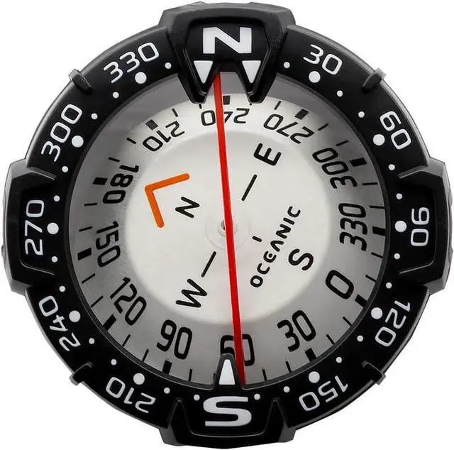 Main image of OCEANIC Maxview Compass | Large, Easy-to-Read Bearing Indicators | Available in a Variety of configurations: Wrist, Bungee, clipmount, Hose Mount and Module | Available in NH or SH