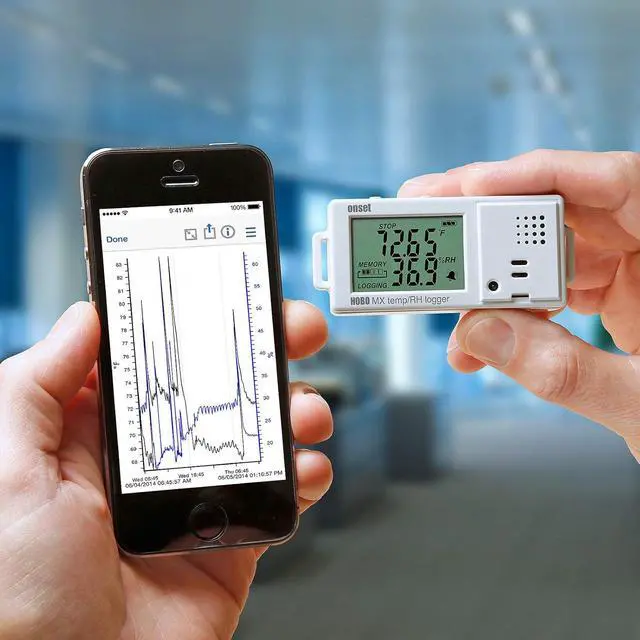 Alt view image 3 of 4 - HOBO by MX1101 - Temperature/Relative Humidity Data Logger