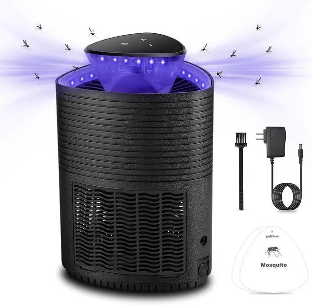 Main image of Fruit Fly Traps for Indoors, Mosquito Trap with Upgraded Dual Core Fan & Double Circles of Blue Light for Mosquitoes Flies, 3 Speed Adjustable Fruit Fly Trap for Indoor Kitchen Home