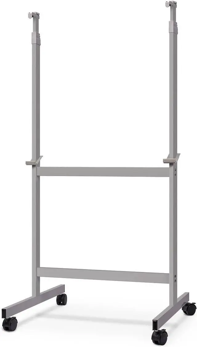 Main image of Maxtek Mobile Whiteboard Stand with Wheels, Stand Only, No Drill (Grey) | Height Adjustable Dry Erase Boards, No Drill Setup, Rolling Easel Frame for Home, Office, Homeschool,Classroom