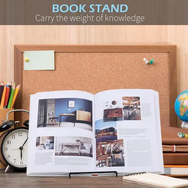 Alt view image 4 of 7 - 24 Pack Adjustable Plate Stands for Display 7.1 Inch Black Metal Foldable Easel Book Display Stands Bulk Decorative Plate Holders for Platter Frame Photo Tabletop Art(Double Corners)