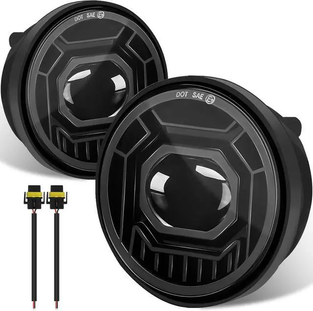 Main image of 4.5" Motorcycle fog Lights 2PCS, Round LED Fog Lamps for Motorcycle Harley Davidson Accessories Electra Street Glide Heritage Softail Classic Road King