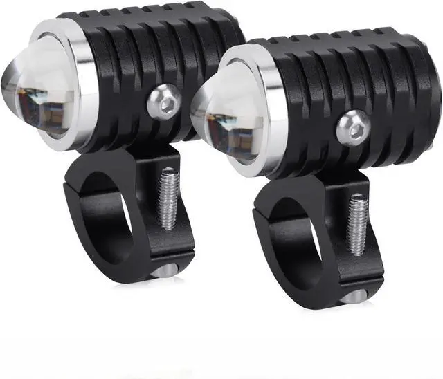 Main image of 2PCS Motorcycle Fog Light,Amber White Super Bright LED Driving Light with Strobe Light,4 Modes 70W Waterproof LED Spotlight with Switch for 12V Motorcycle Truck Car-2 Year Warranty