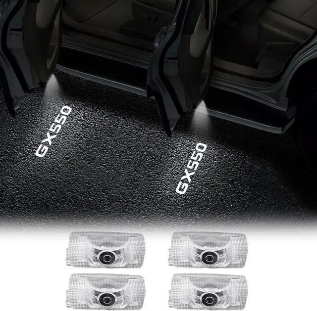 Main image of Car Door Light Logo Projection Light Suitable for 2024-2027 Lexus GX550 | fade free high-definition LED car welcome projection environmental foot light Lexus gx 550 Accessories (4 Pieces)