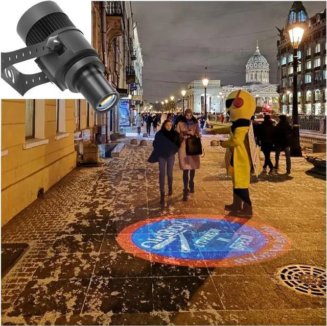 Main image of 40W Custom GOBO P Led Logo Lights Image for Store Business Outdoor and Indoor I Waterproof with Remote Control (40, Watts)