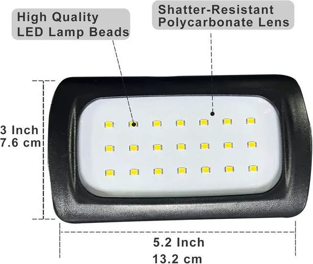 Alt view image 7 of 7 - 50FT Led Work Light 85W 8000LM Waterproof Construction String Lights Linkable Temporary Work Lighting Outdoor Indoor Worklight (5 Light Heads)