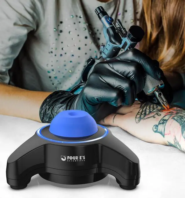 Alt view image 7 of 7 - Mini Vortex Mixer, 5600rpm Paint Shaker, Black | Lab Vortexer with Brushless Motor, Touch Function, Portable, for Acrylic Miniature Paints, Nail Polish, Inks